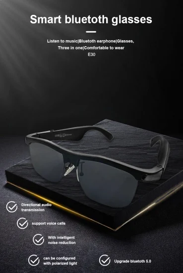 Nuovi occhiali da sole audio wireless intelligenti Auricolari sportivi Tws Cuffie stereo mobili vivavoce Cuffie Bluetooth