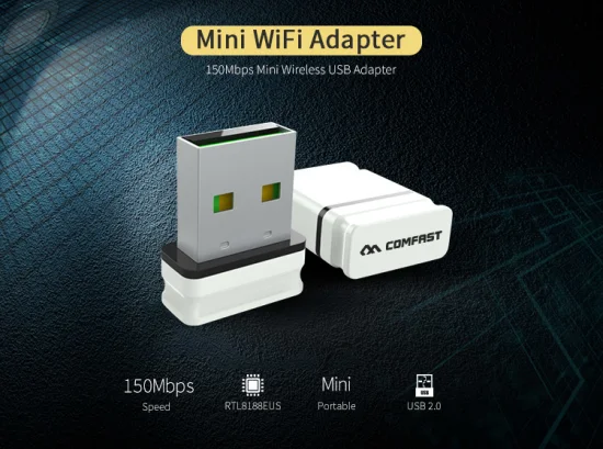 CF-Wu810n Rtl8188eus Mini Dongle Wireless USB 2.0 WiFi 802.11n/G/B Treiberfreier Adattatore WLAN 150 Mbit/s